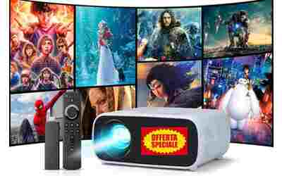 Sconto del giorno e coupon: Amazon sta regalando questo proiettore