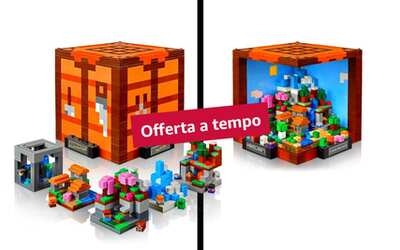 Set LEGO Minecraft in offerta su Amazon: festeggia l’anniversario risparmiando