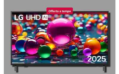 Smart TV LG 4K modello 2025 in super offerta: la paghi solo 275 euro