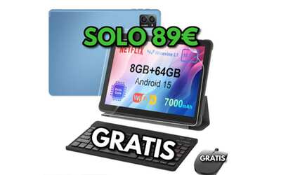 Tablet scontato a 89 euro: compralo ora e ti regalano cover, mouse e tastiera