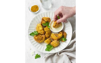 Cimette speziate di cavolfiore in friggitrice ad aria