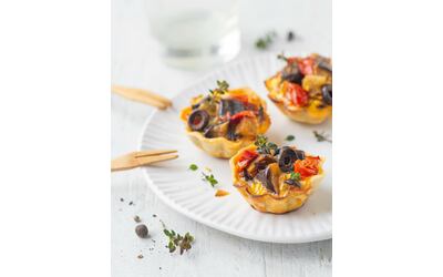Tortine salate alla mediterranea