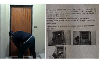 Allarme furti nelle case, ladri filmati e volantini nei condomini: 