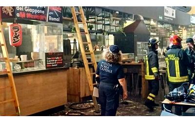 Incendio a Termini, brucia locale nel mercato centrale