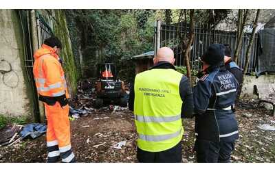 Occupazione abusiva nel parco di Monte Mario. Liberate strutture del Comune, otto denunciati