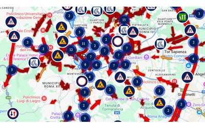 Pioggia, incidenti e cantieri. Oggi a Roma 45 minuti per percorrere 6 chilometri